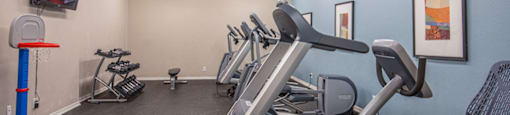 The Element at River Pointe apartments in Jacksonville Florida photo of fitness center