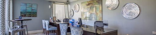 The Element at River Pointe apartments in Jacksonville Florida photo of leasing office
