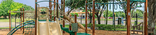 Recreational playground for residents at Sagewood at Westchase apartments in Houston, Texas.
