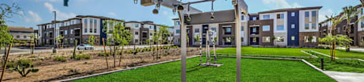 our apartments offer a park with a playground