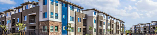 exterior view at the bradley braddock road station apartments