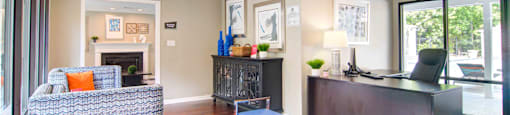 Leasing office at Place at Midway apartments in Douglasville near Lithia Springs, GA