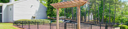 Leash-free dog park at Place at Midway apartments in Douglasville near Lithia Springs, GA