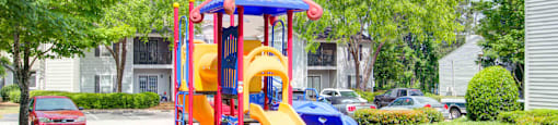 Playground area at Place at Midway apartments in Douglasville near Lithia Springs, GA