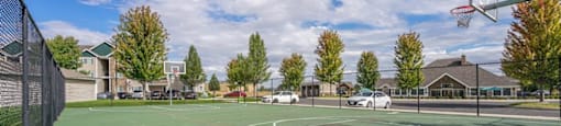 Two Bedroom Apartments in Spokane, WA - Deer Creek - Enclosed Outdoor Basketball Court