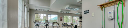 One Bedroom Apartments in Spokane, WA - Deer Creek - Fitness Center with Free Weights, Treadmills, and Elliptical Machines