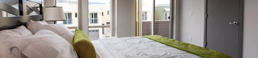 Spacious bedrooms with lots of natural light