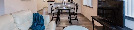 High-end finishes throughout, hardwood-inspired flooring