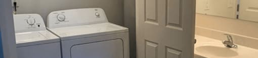 units with in-unit washer and dryer at brickyard apartments