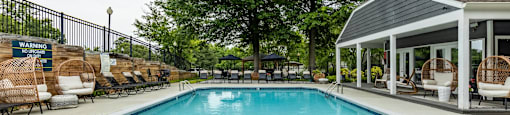 the swimming pool at our hotel