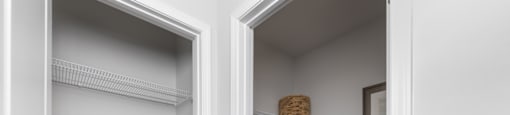 a laundry room with a washer and dryer in it