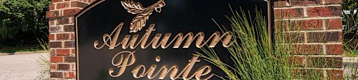 entrance sign for autumn pointe