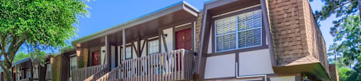 the building where the apartment is located