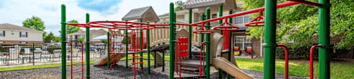 our playground is equipped with a variety of equipment for children to enjoy