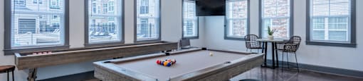 the preserve at ballantyne commons community billiards room