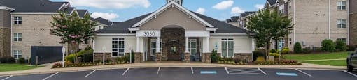 Exterior Clubhouse Views at West End at Fayetteville in Fayetteville, NC