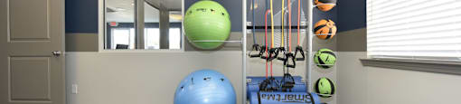 an image of the fitness room at the culpeper senior living community