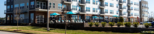 Altitude Raleigh Apartments with an outdoor pool with sundeck