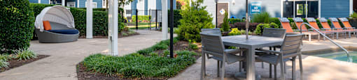 our apartments showcase a beautiful patio