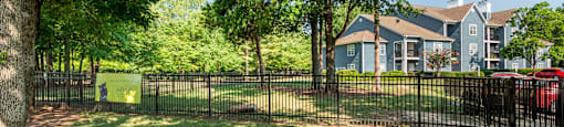 our apartments have a dog park with plenty of room to run and play