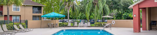 Sparkling Swimming Pool at The Avenues of Baldwin Park in Orlando, FL