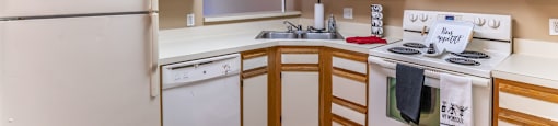 Kitchen at The Avenues of Baldwin Park in Orlando, FL