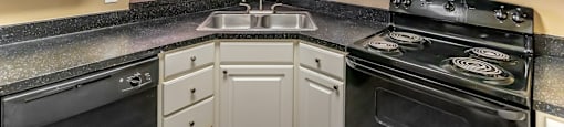 Kitchen at The Avenues of Baldwin Park in Orlando, FL