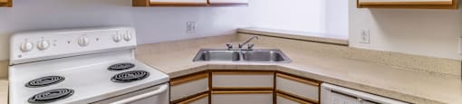 Kitchen at The Avenues of Baldwin Park in Orlando, FL