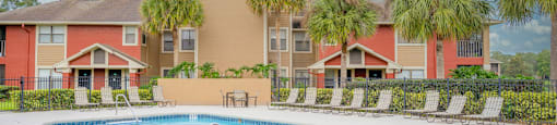 Sparkling Swimming Pool at The Avenues of Baldwin Park in Orlando, FL