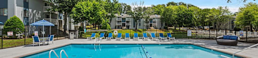 Swimming Pool at Enclave at 38 Twenty Two Apartments in Greensboro, NC
