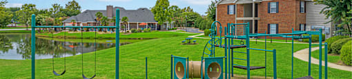 the preserve at ballantyne commons park with play equipment