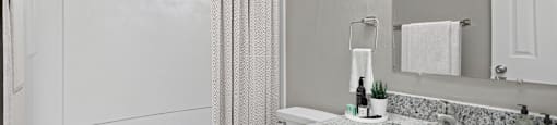 our apartments offer a bathroom with a bathtub