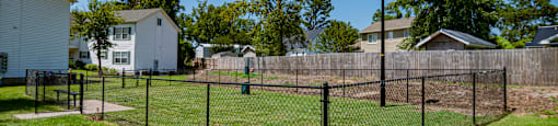 Fenced-in Bark Park at Deerbrook Apartment Homes in Wilmington, NC 28405