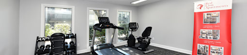 the gym at the promenade apartments in rapid city