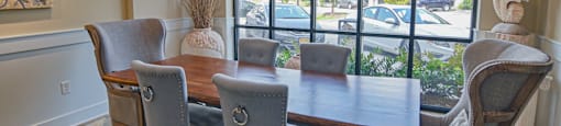 Business Center at Grand View Luxury Apartments in Wilmington, NC