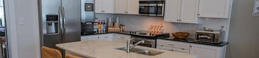 Clubhouse Kitchen at Stephens Pointe Apartments in Wilmington, NC