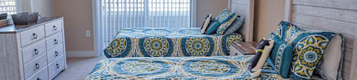 Bedroom at Grand View Luxury Apartments in Wilmington, NC