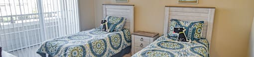 Bedroom at Grand View Luxury Apartments in Wilmington, NC