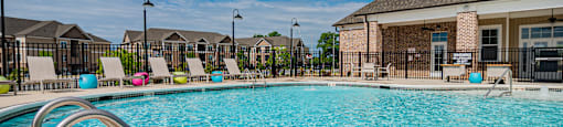 Sparkling swimming pool at Millis and Main at Grandover