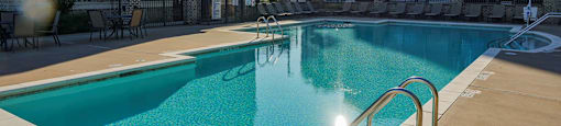 Sparkling Swimming Pool at Grand View Luxury Apartments in Wilmington, NC