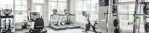 our state of the art gym is equipped with cardio machines and weights