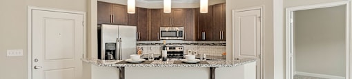 Spacious Kitchen at The Village Lofts  in Greensboro, NC