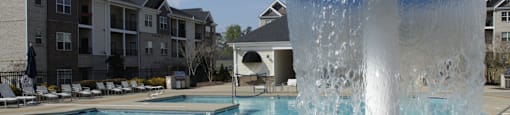 Sparkling Swimming Pool at West End at Fayetteville in Fayetteville, North Carolina