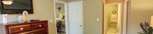 Bedroom at Brookefield Apartment Homes in Raleigh, NC