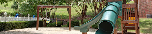 Playground at Amelia Village apartments in Clayton, NC.