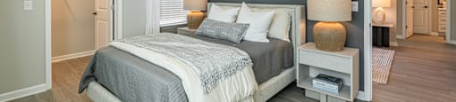 Accent color walls in each bedroom