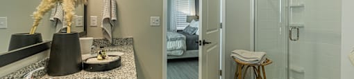walk-in shower bathrooms