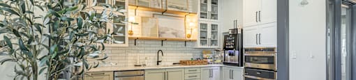 Leasing office kitchen