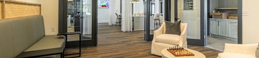 Business center lounge