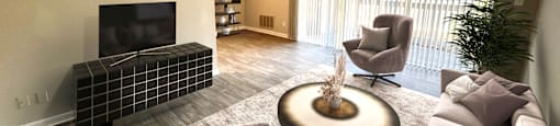spacious living room